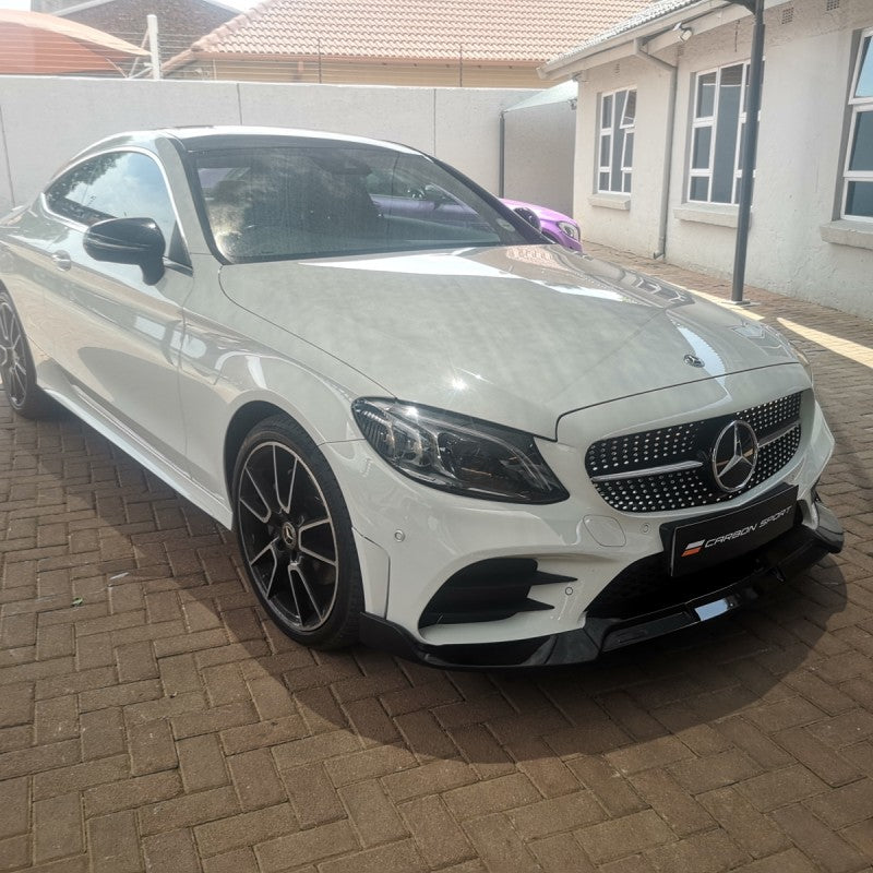 W205 19+ AMG B-style 3pcs front lip
