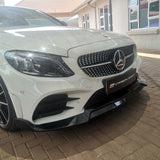 W205 19+ AMG B-style 3pcs front lip