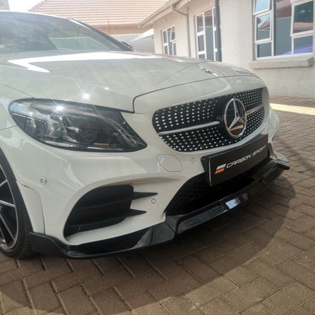 W205 19+ AMG B-style 3pcs front lip
