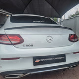 W205 4D AMG style boot spoiler