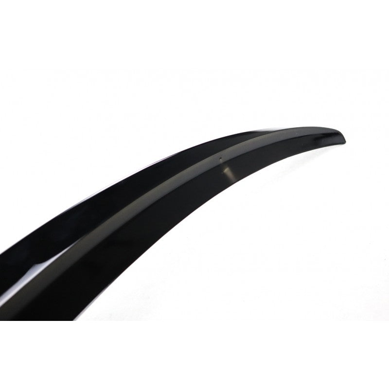 W205 2D AMG style gloss black boot spoiler 