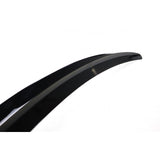 W205 2D AMG style gloss black boot spoiler 