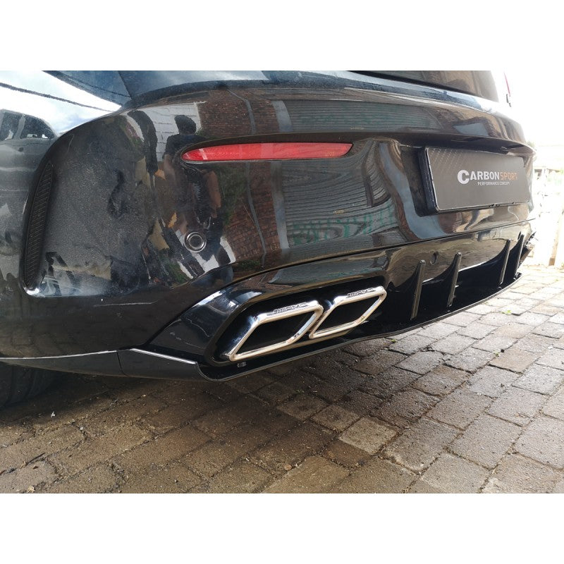 W205 2D AMG style rear diffuser w/tailpipe