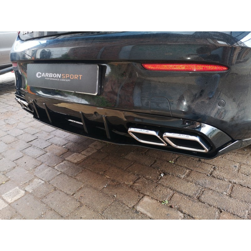 W205 2D AMG style rear diffuser w/tailpipe