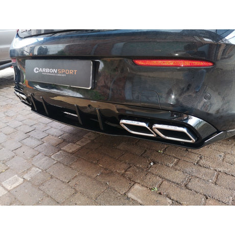 W205 2D AMG style rear diffuser w/tailpipe