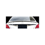W205 4D B-style carbon fiber boot spoiler
