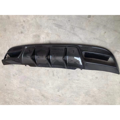 W205 4D AMG C63 carbon fiber rear diffuser