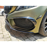 W205 15-18 AMG front bumper 6pcs canards