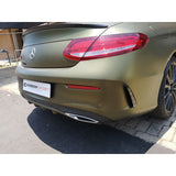 W205 AMG rear bumper canards