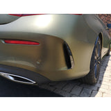 W205 AMG rear bumper canards