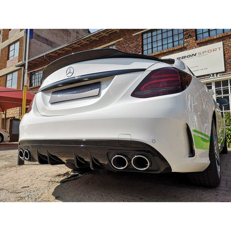W205 4D AMG C43-style rear diffuser