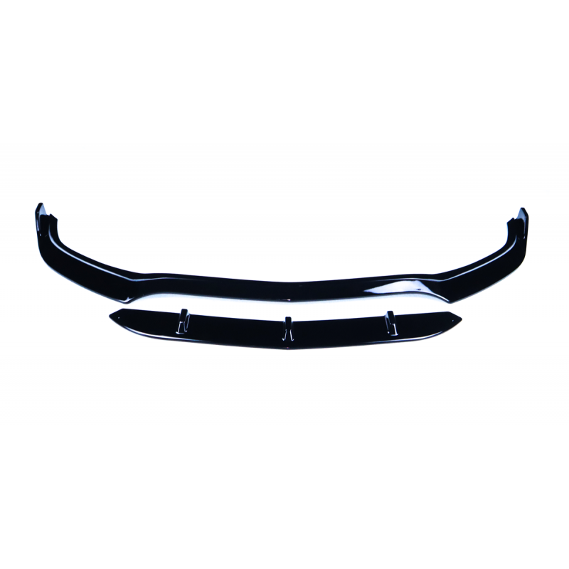 W205 C63 B-style gloss black front lip