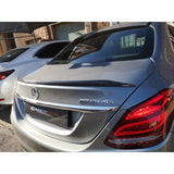 W205 C63 style carbon fiber boot spoiler