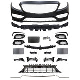 W205 C63 style front bumper for non-C63