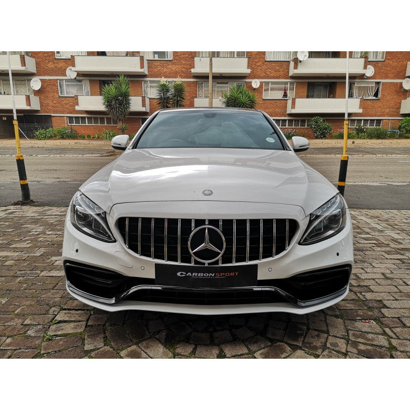 W205 C63 style front bumper for non-C63