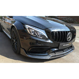 W205 C63 2D B-Style carbon fiber front lip