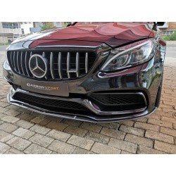 W205 C63 EDITION-1 CARBON FIBER FRONT LIP 3PCS