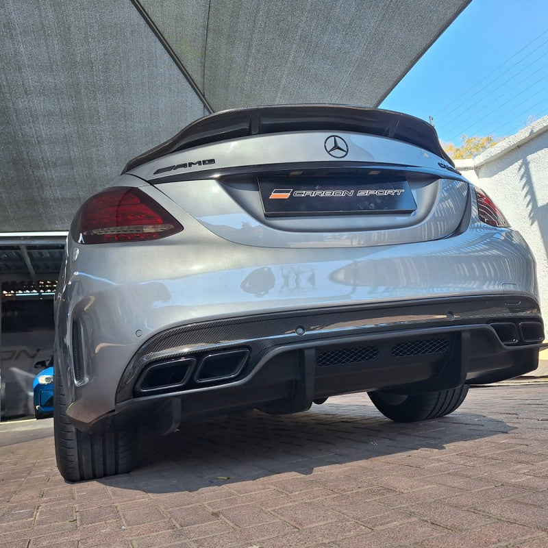 W205 PSM style rear diffuser