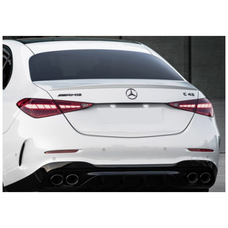 W206 C43 style boot spoiler