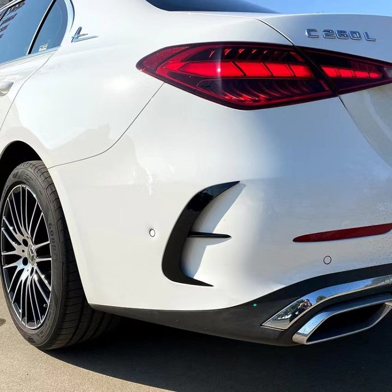 W206 rear bumper canards