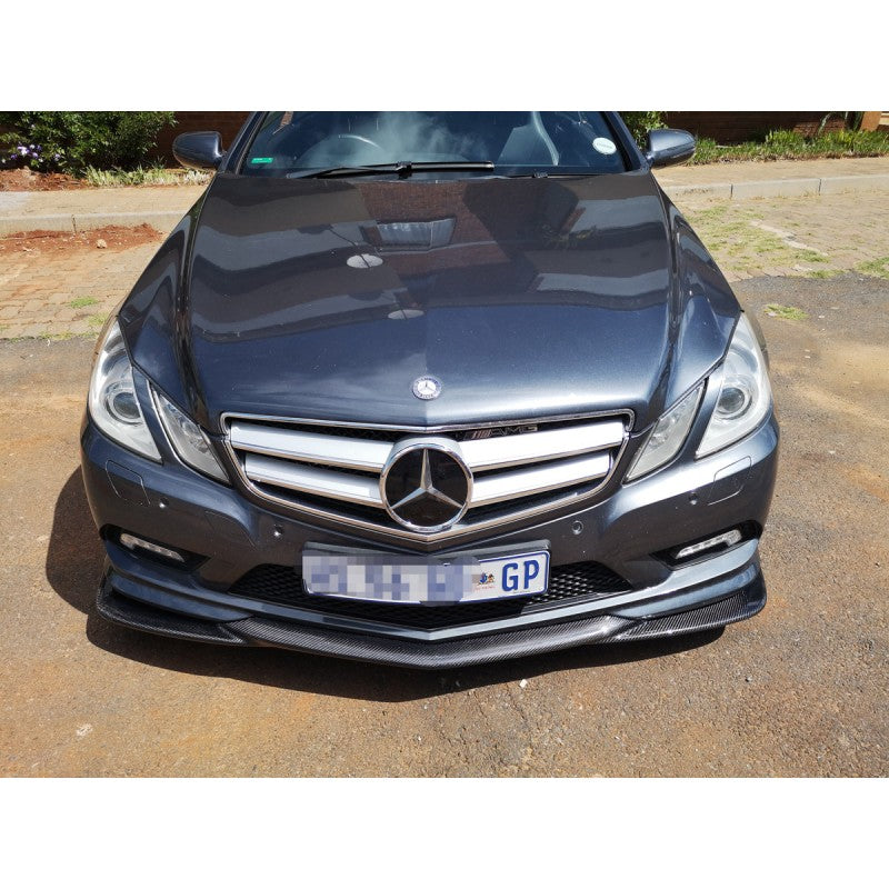 W207 AMG GH-style carbon fiber front lip