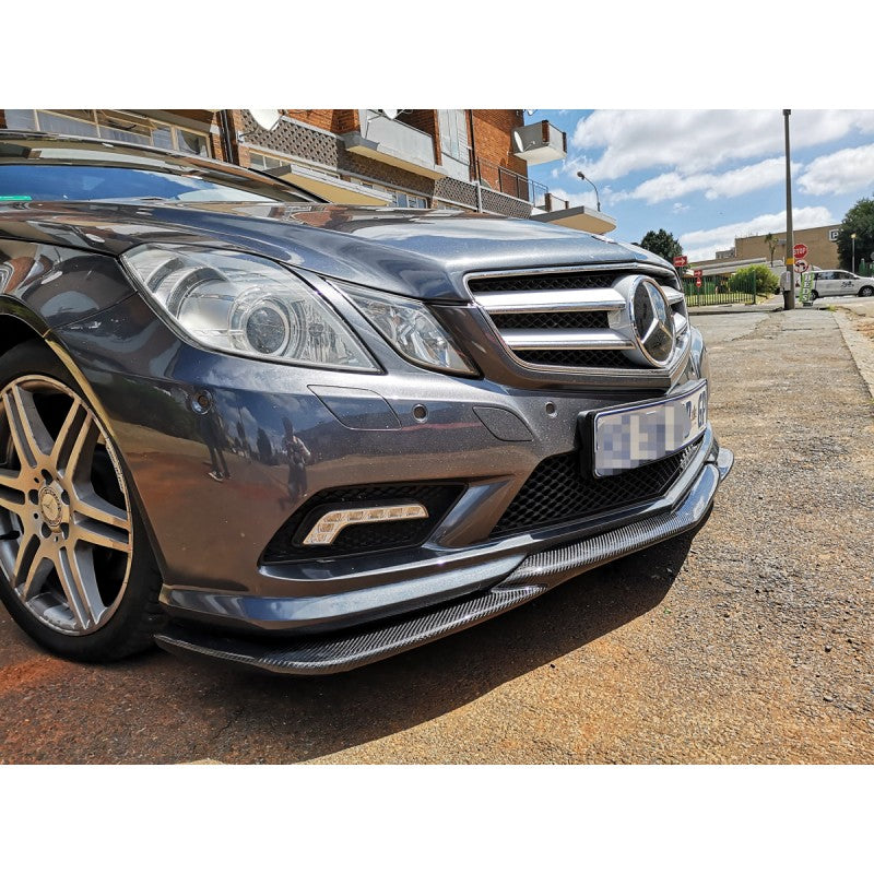 W207 AMG GH-style carbon fiber front lip