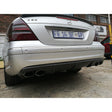 W211 E55 AMG carbon fiber diffuser