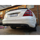 W211 E55 AMG carbon fiber diffuser