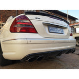 W211 E55 AMG carbon fiber diffuser