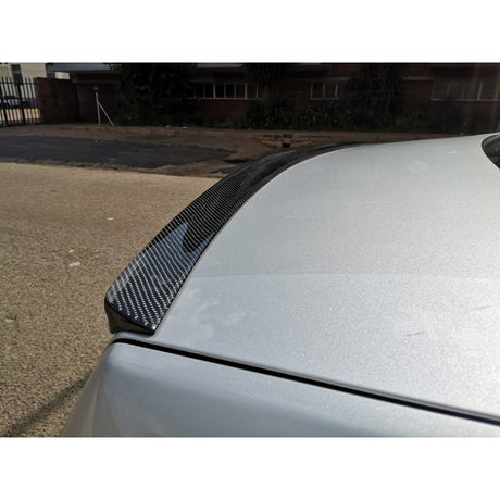 W212 AMG carbon fiber boot spoiler