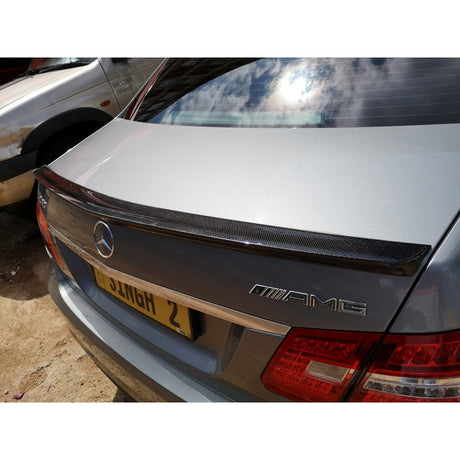 W212 AMG carbon fiber boot spoiler