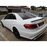 W212 AMG carbon fiber boot spoiler