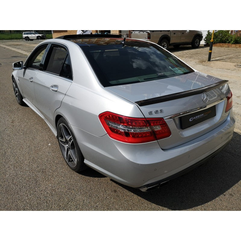 W212 AMG carbon fiber boot spoiler