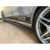 W212 AMG carbon fiber side skirt