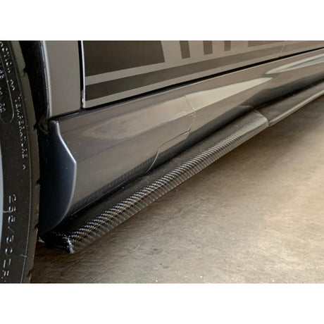 W212 AMG carbon fiber side skirt