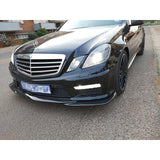 W212 E63 GH-style carbon fiber front lip