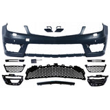W204 12-15 C63 style front bumper w/LED day-light running light