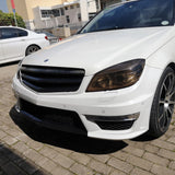 W204 12-15 C63 style front bumper w/LED day-light running light