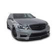 W212 E63 V style carbon fiber front lip