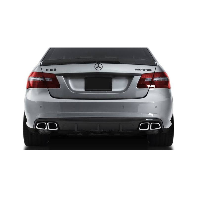 W212 E63 V style carbon fiber rear diffuser