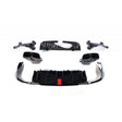 W213 AMG B-style rear diffuser with tailpipe