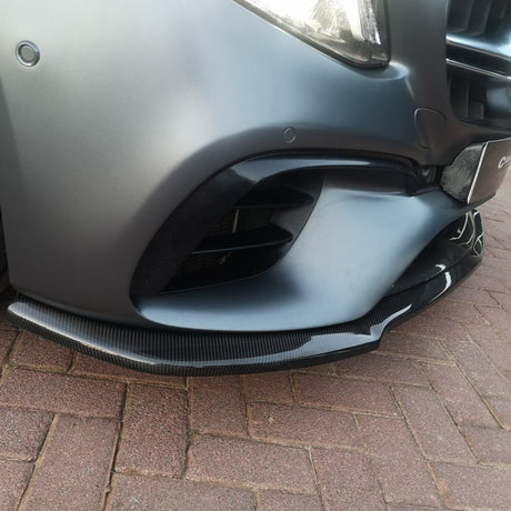 W213 E63 MX style carbon fiber front lip
