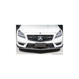 W218 CLS63 GH-style carbon fiber front lip