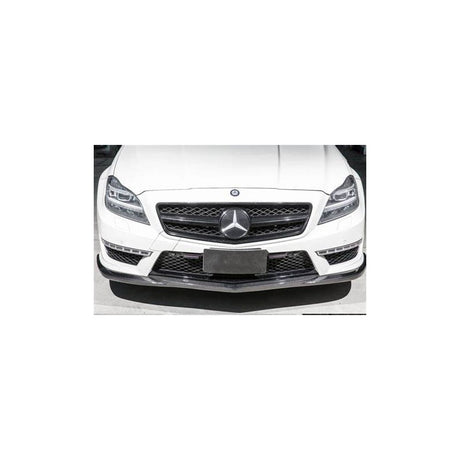 W218 CLS63 GH-style carbon fiber front lip