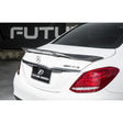 W218 R-style carbon fiber boot spoiler