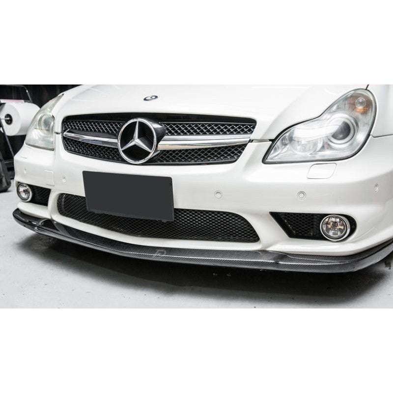 W219 AMG CS-style carbon fiber front lip