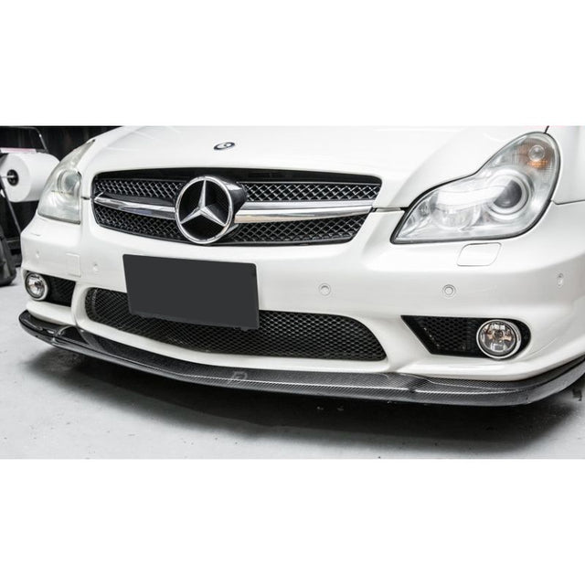 W219 AMG CS-style carbon fiber front lip