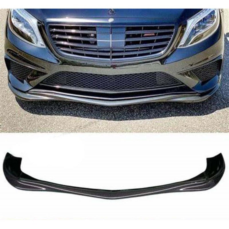 W222 S63 AMG 14-17 GH-style carbon fiber front lip