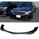 W222 S63 AMG 14-17 GH-style carbon fiber front lip