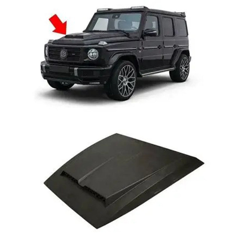 W463 upgrade W464 B-style bonnet scoop (FRP)